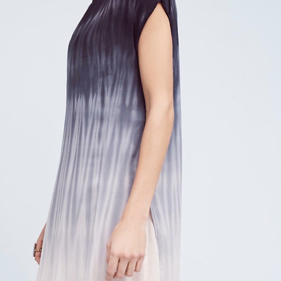 NEW Anthropologie Cloth & Stone Dip Dye Tunic Dress - Picture 5 of 12